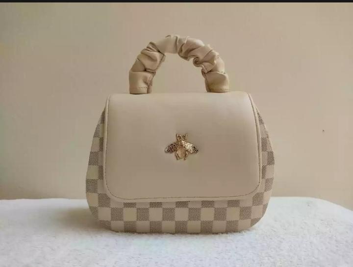 Girl's PU Leather Printed Shoulder Bag