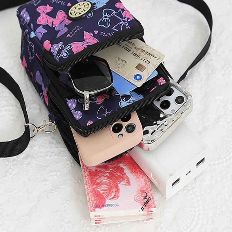 Women's Nylon Printed crossbody Bag