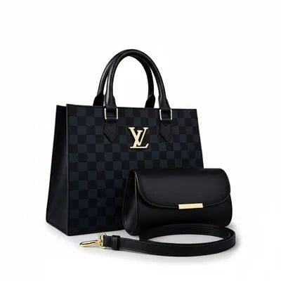 Women's Rexine Textured Hand Bag Set