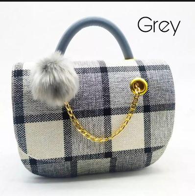 Girl's Jute Textured Shoulder Bag