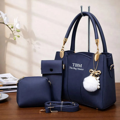 TBM The Bag Master 3 Piece Handbag Set Providing Stylish Design Comfortable Use Everyday Carry Support