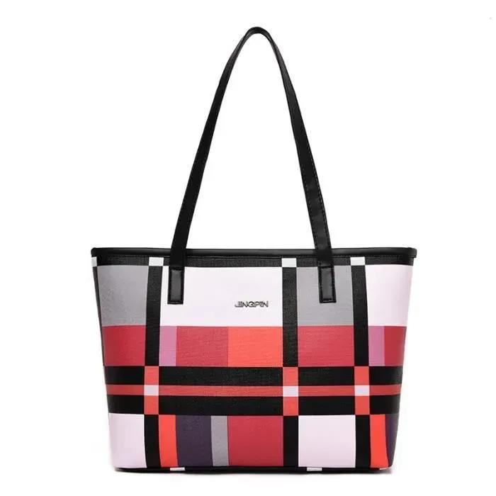 Colorful Women's Polyester Tote Bag - 1 Pc Printed Shoulder Bag