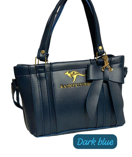 Women's Rexine Plain Hand Bag