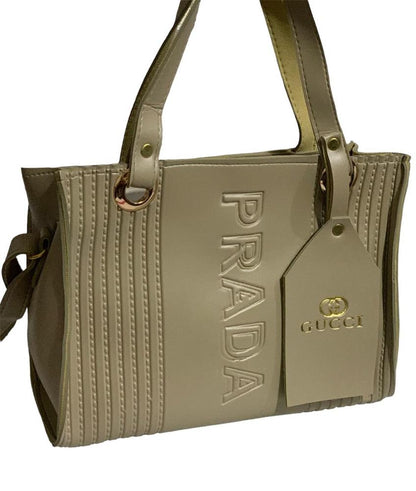 Women's Rexine Plain Hand Bag