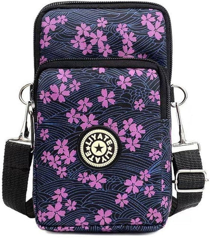 Women's Nylon Printed cross body Bag