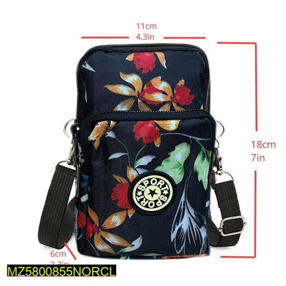 Women's Nylon Printed crossbody  Bag